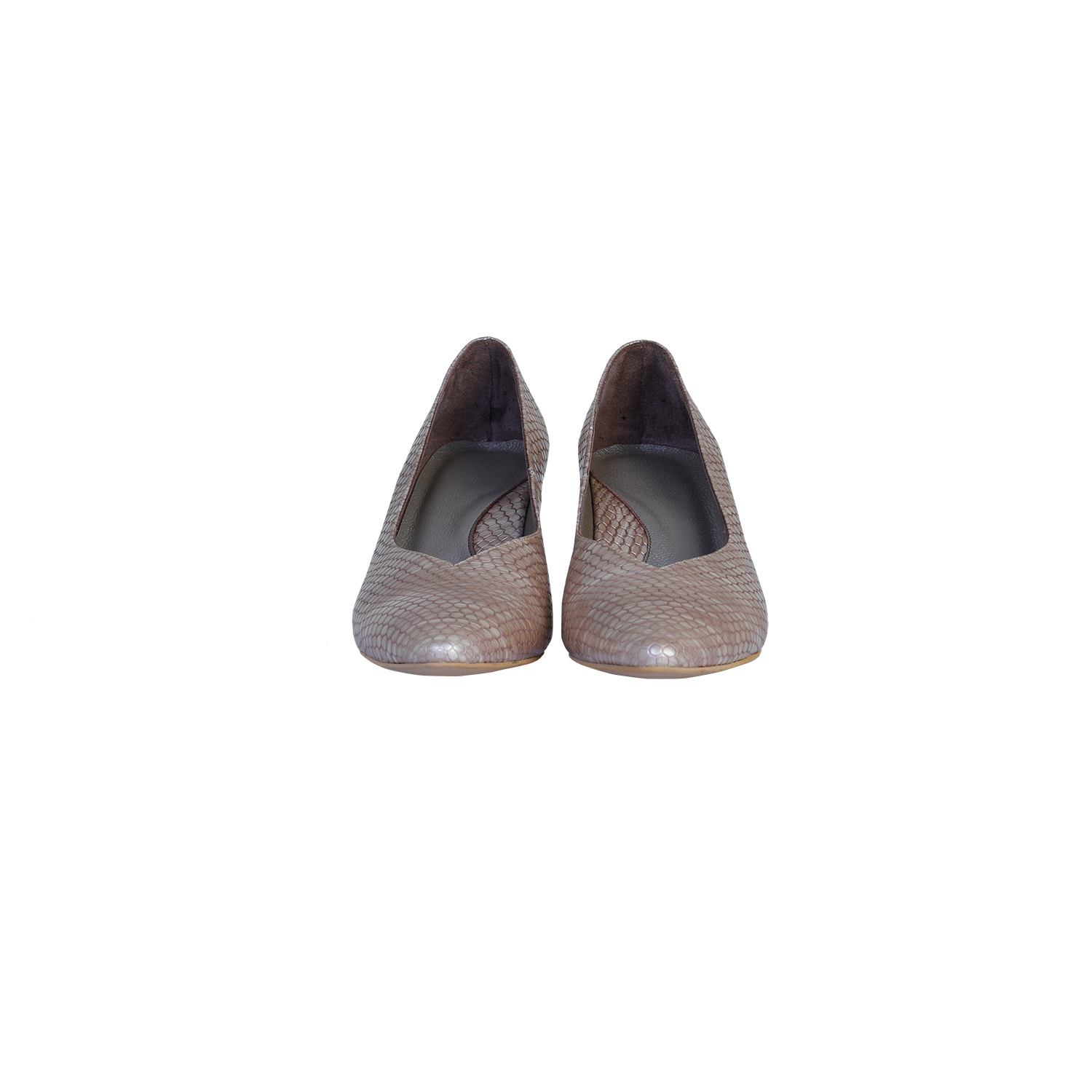 کفش زنانه نوک تیز پاشنه مکعبی پوست ماری ورنی ۸۰۷-۱۳