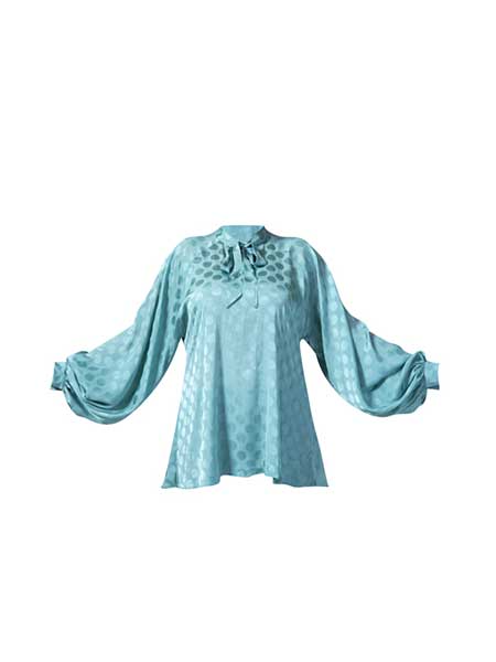 تونیک آستین بلند یقه کراواتی زنانه مهوین