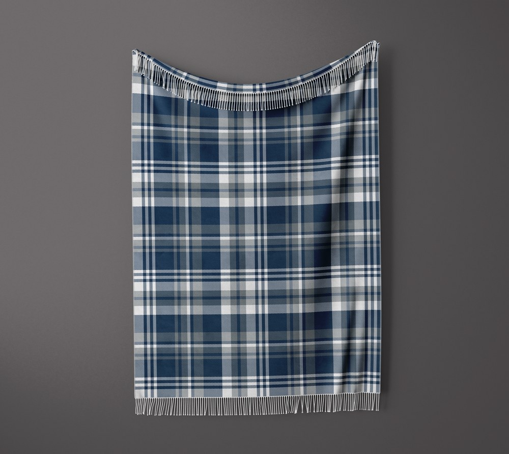 شال مبل ریش دار sofa shawl 156