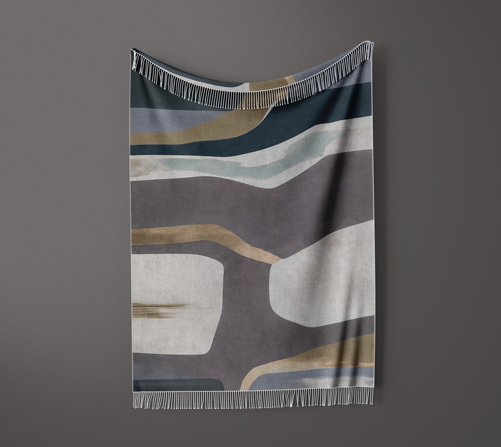 شال مبل ریش دار sofa shawl 360