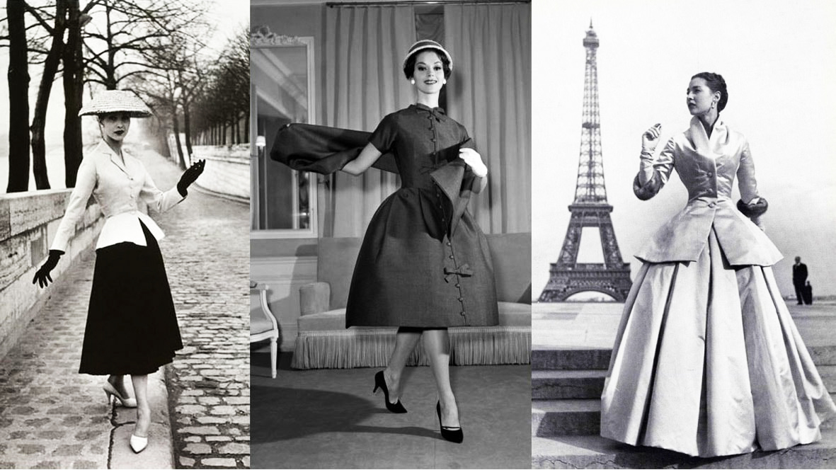 لباس های طراحی شده توسط کریستین دیور بعد جنگ جهانی دوم
